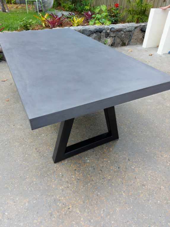 Cloudy Grey Outdoor Table