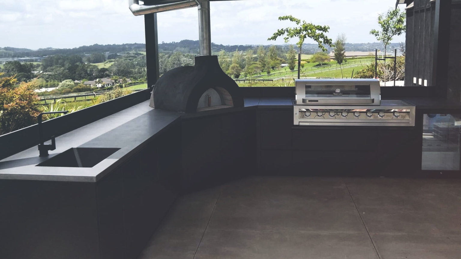 Concrete Fire Hearth Auckland NZ Custom Made Fire Hearth