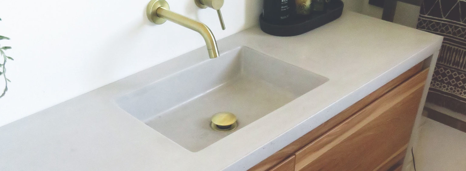 Custom Concrete Bathroom Basins and Vanities Auckland NZ