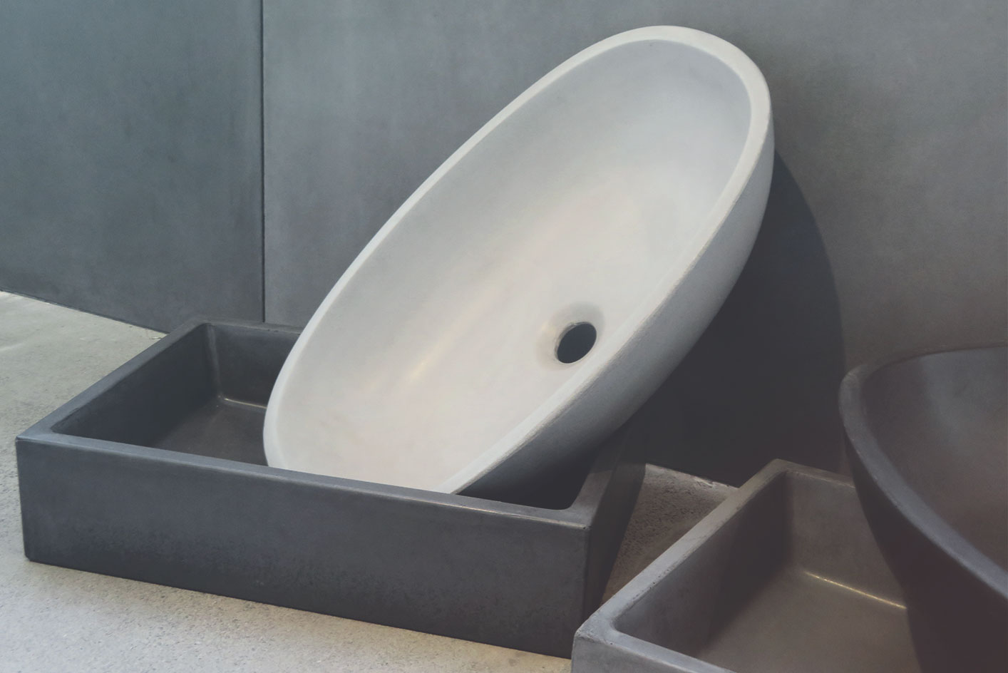 Custom Concrete Bathroom Basins and Vanities Auckland NZ