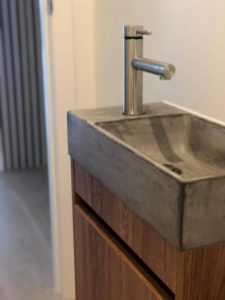 custom concrete basin