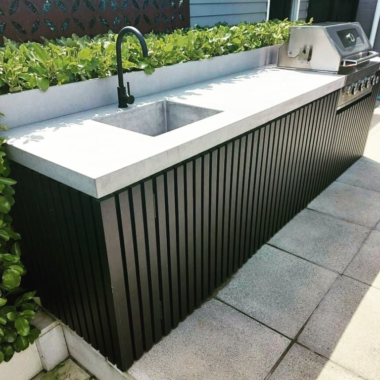 Outdoor Kitchens Auckland GFRC Custom Concrete Kitchen NZ