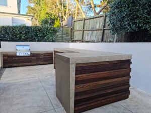 outdoor kitchen benchtop