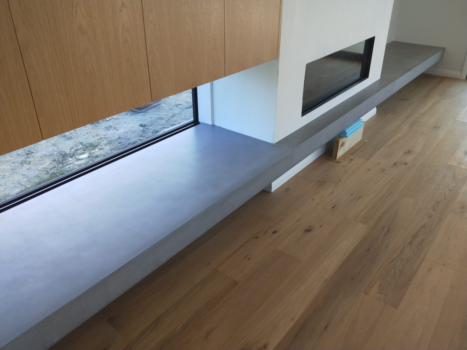 Concrete Fire Hearth Auckland NZ Custom Made Fire Hearth